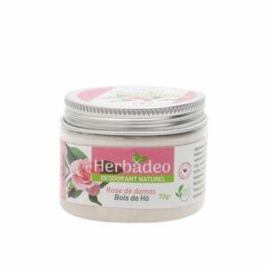 Herbadeo (rose de damas,bois de hô): déodorant naturel