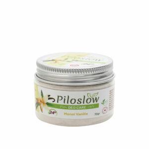 Piloslow (vanille bio, monoi bio): déodorant naturel ralentissant la repousse des poils