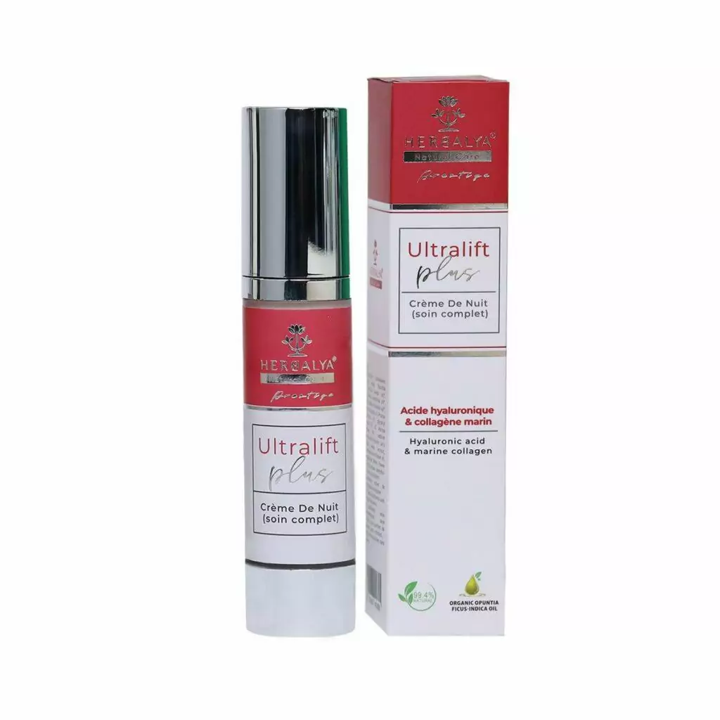 Crème de nuit ultralift+ (ac hyaluronique & collagène marin)