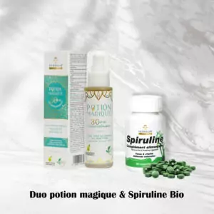 duo potion magique & spiruline bio