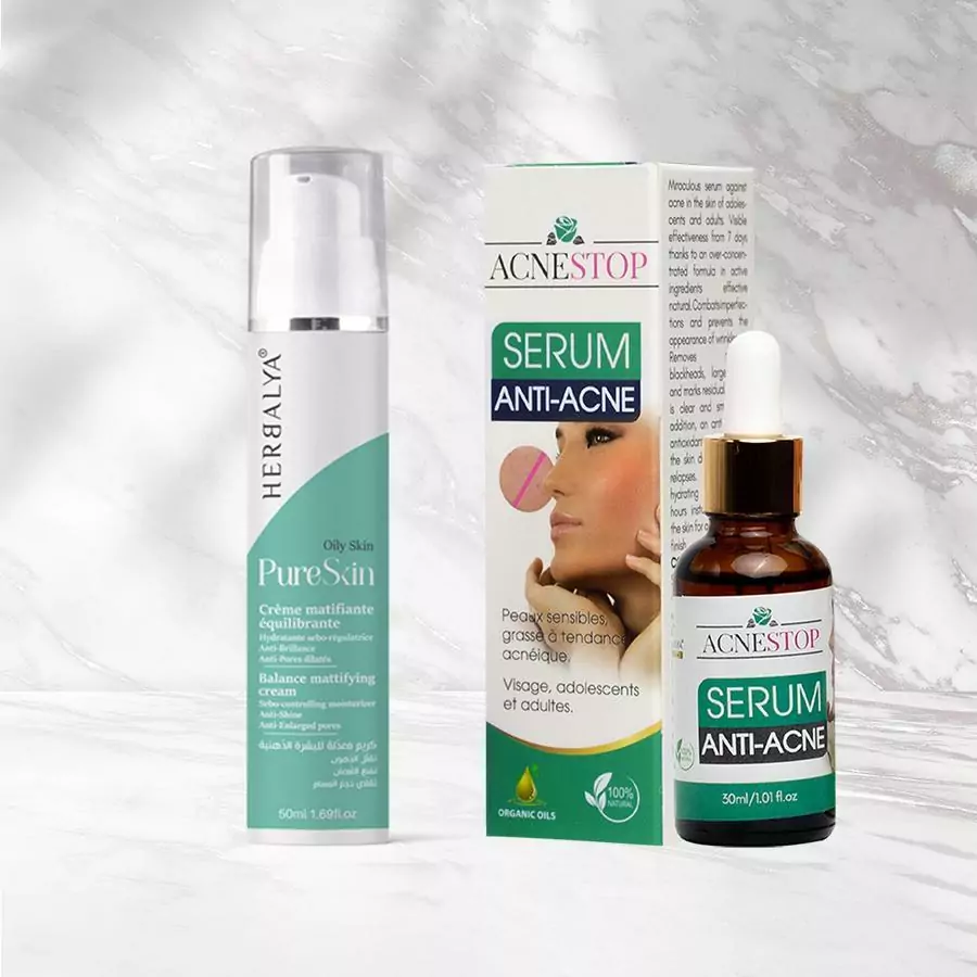 pureskin serum antiacné oily skin peau grasse