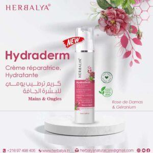 Hydraderm Rose de Damas & Géranium Crème mains & ongles réparatrice Hydratante