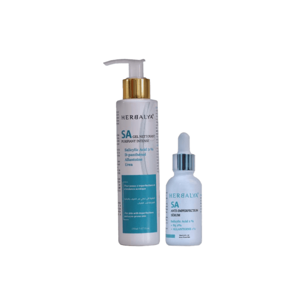 DUO GEL NETTOYANT ET SERUM A L'ACIDE SALICYLIQUE