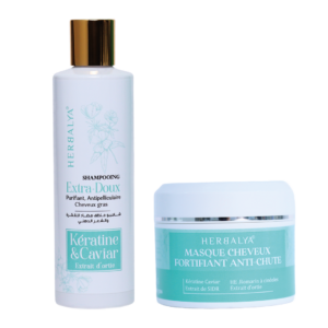 Duo Masque & Shampoing Anti-Chute pour Cheveux gras