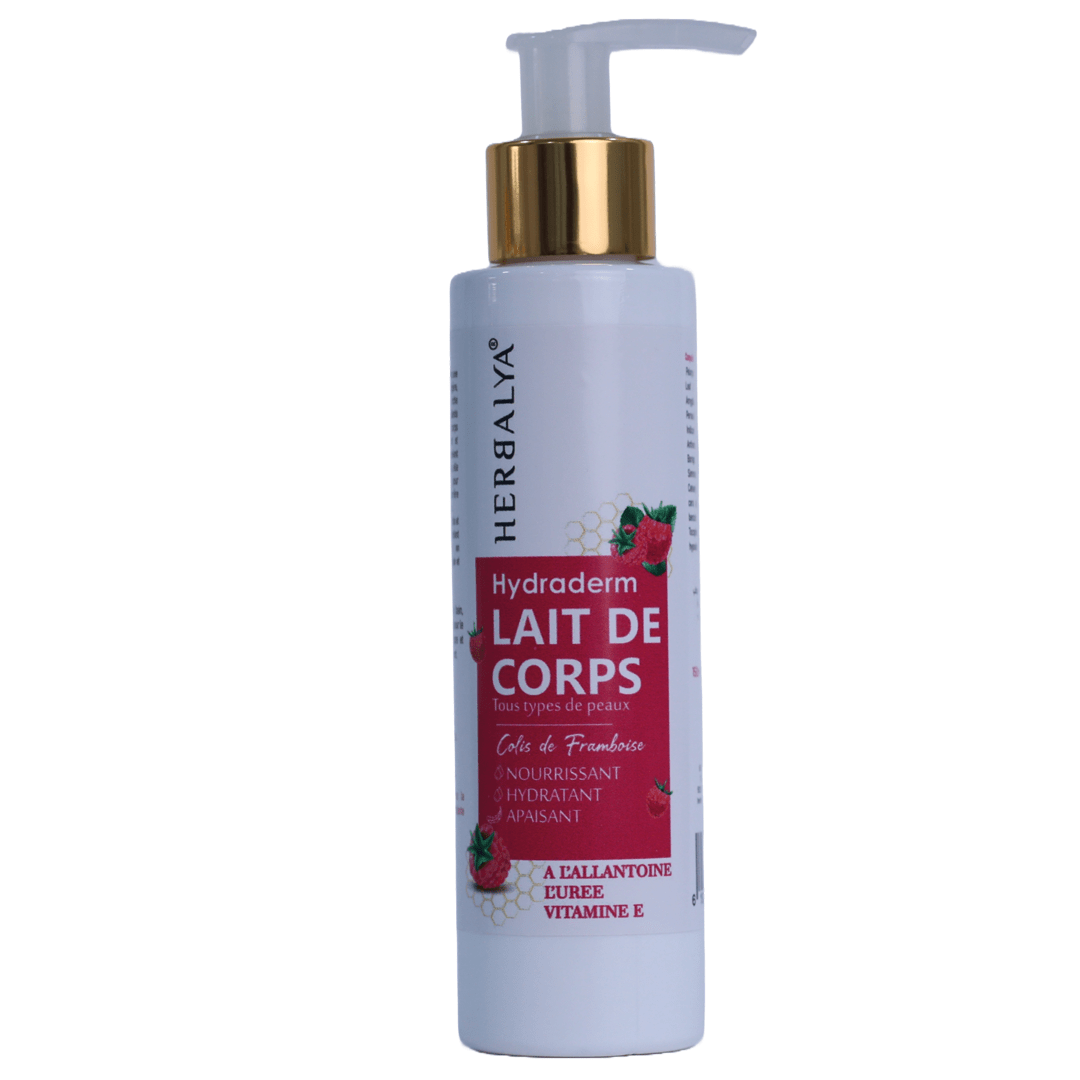 hydraderm lait de corps colis de framboise