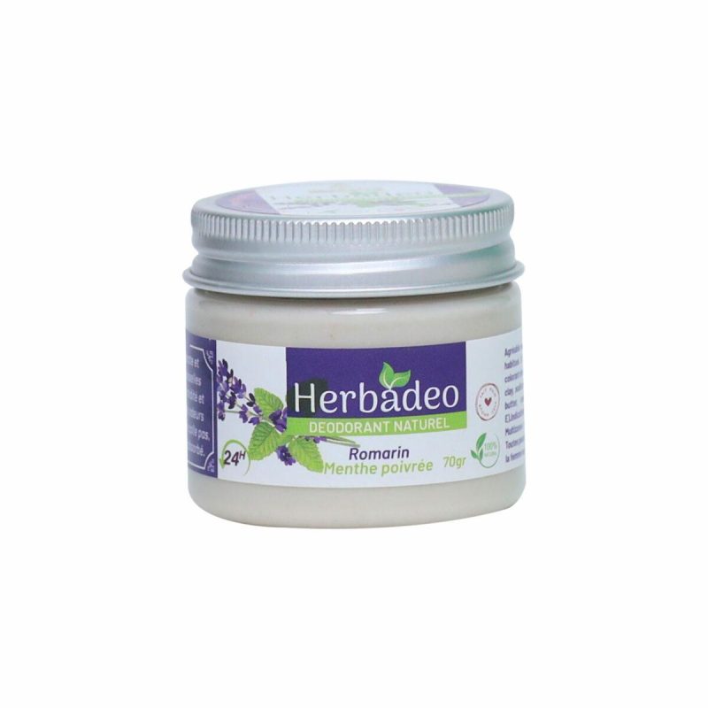 Herbadeo (romarin, menthe poivré) Déodorant Naturel