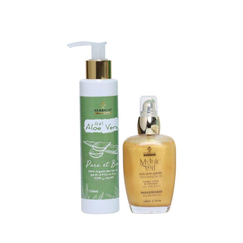 Aloe Vera Pure & Huile sèche paradisiaque