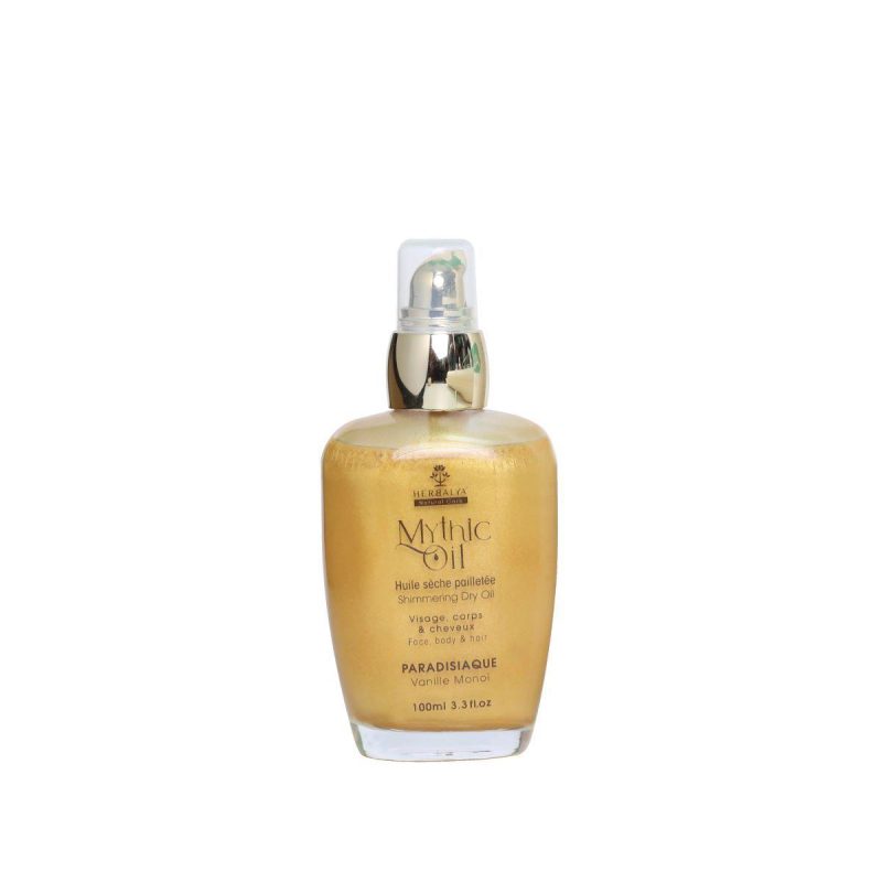 Mythic oil Paradisiaque Vanille & monoï Huile seche paillétée