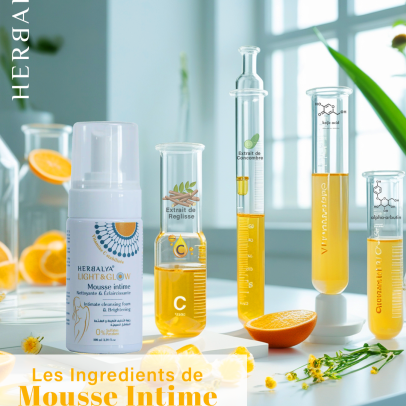Mousse intime Nettoyante et éclaircissante Light & Glow