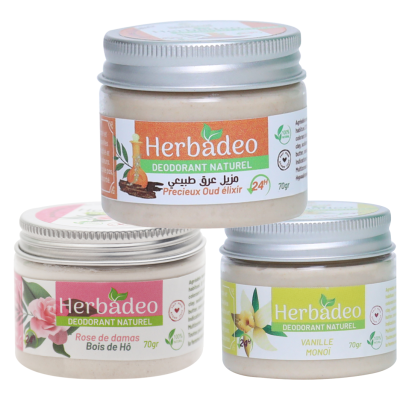 Pack Bestsellers Déodorants herbadeo