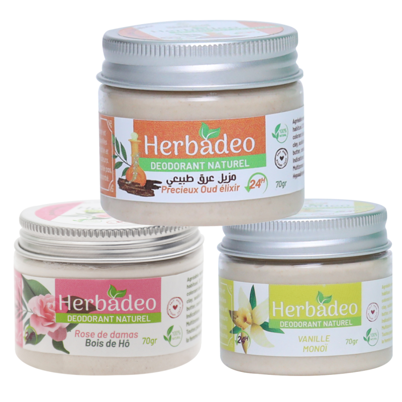 Pack Bestsellers Déodorants herbadeo
