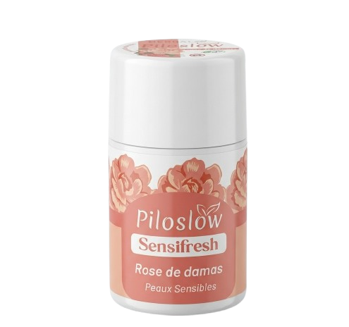 Piloslow Sensifresh rose de damas: déodorant naturel ralentissant la repousse des poils