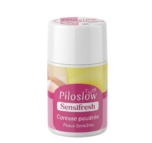 Piloslow Sensifresh Caresse poudrée : déodorant naturel ralentissant la repousse des poils