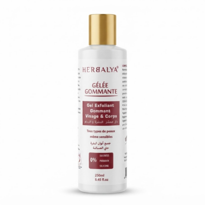 gélé gommante gel exfolliant gommant